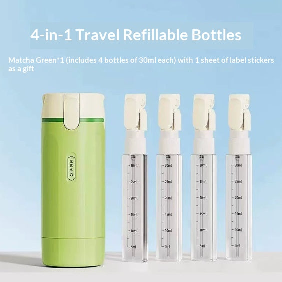 4 In 1 Travel Dispenser Portable Travel Bottles Leak Proof Leakproof Travel Container For Perfume Shampoo Conditioner - view 10