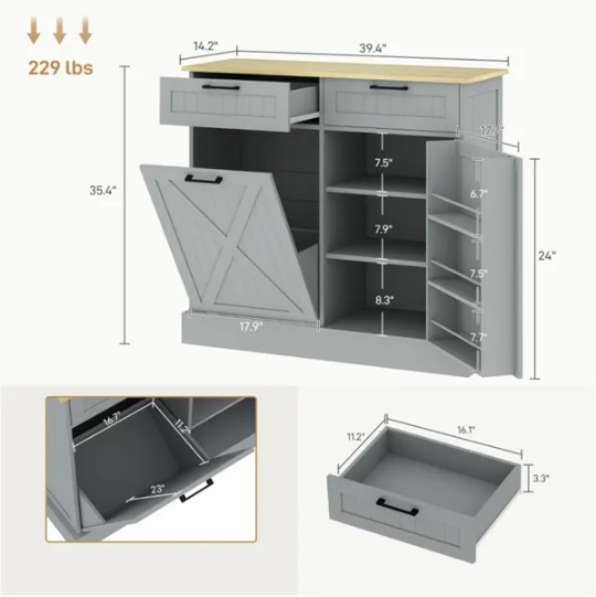 Kitchen Storage Cabinet, Kitchen Cabinet - view 2