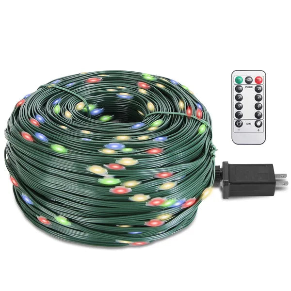 330FT LED String Lights Outdoor Christmas Decoration Lights With Remote IP44 Waterproof 8 Lighting Modes 8 Brightness - view 8