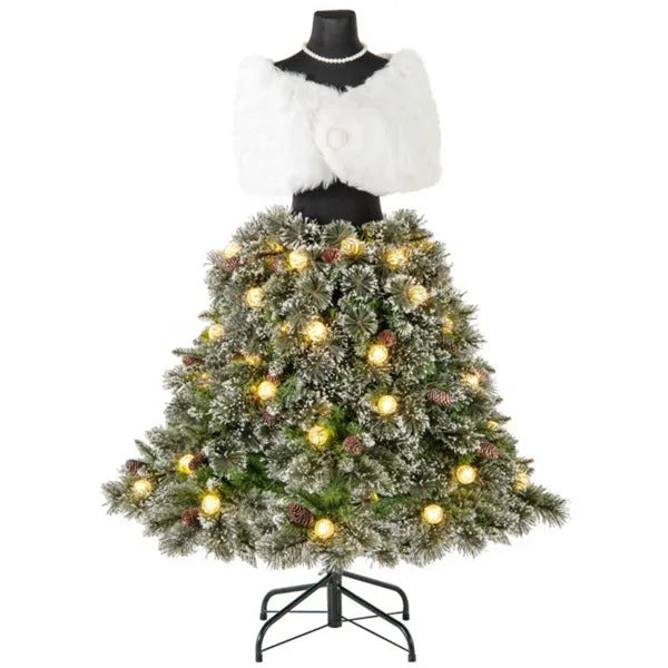 5 FT Pre-lit Mannequin Artificial Christmas Tree - view 6