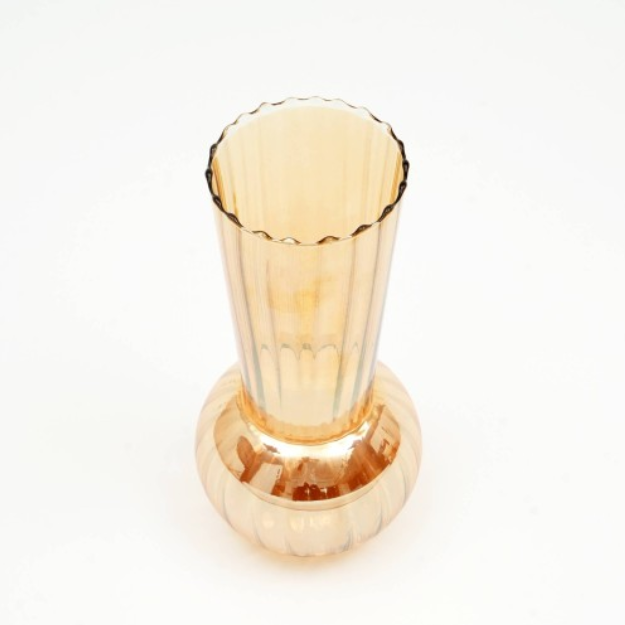 Whimsy Small Vase Elegant Decorative Accent For Home, Office & Events Modern Swirl Design For Floral Arrangements & - view 6
