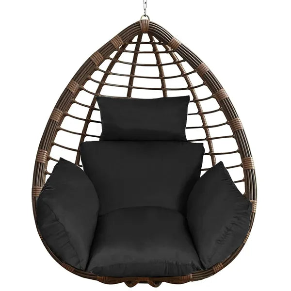 Egg Chair Cushion Hanging Basket Seat Cushion Thicken Soft Egg Swing Chair Pad Hanging Egg Chair Cushion With Headrest - view 5