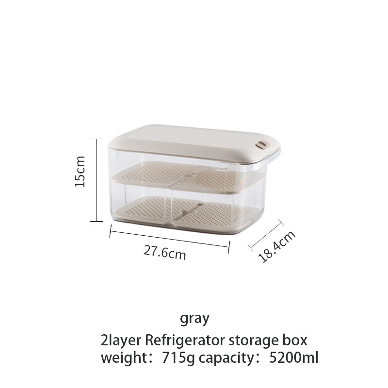 NEW PET Refrigerator Food Storage Containers With Lid Kitchen - view 6