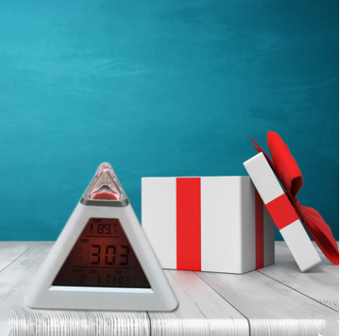 Pyramid Alarm Clock Student Creative Luminous Alarm Clock - view 6