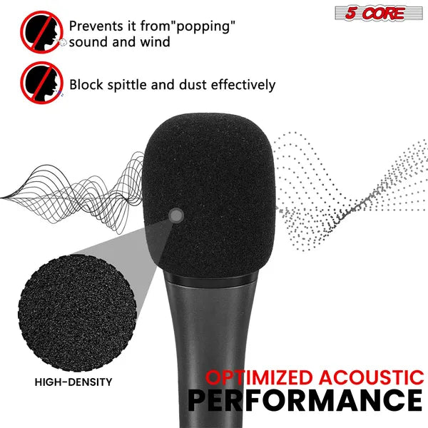 5Core Microphone Cover Soft Foam Mic Windscreen Windproof Sponge For Handheld Mic - view 5