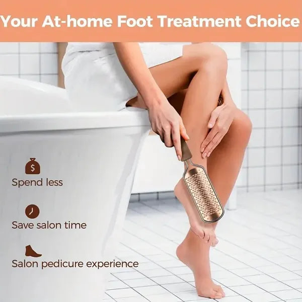 Foot File Foot Scrubber Pedicure - Foot Callus Remover Professional Grater Foot Scraper Corn Callus Remover Wet And Dry - view 5