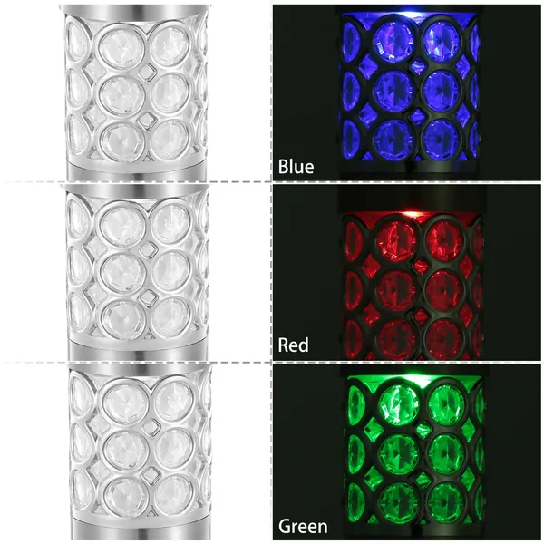 6 Pack Outdoor Solar Light IP44 Waterproof RGB Garden Lamp Landscape Lawn DEcor Light By Kacuyelin Boutique Store - view 10