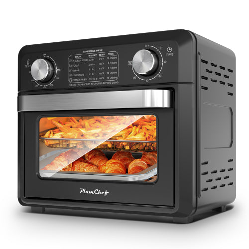 Compact Air Fryer Toaster Oven 11QT, 2 Slice Toast, Countertop Oven, Warm, Broil, Toast, Bake, Air Fry, Oil-Free