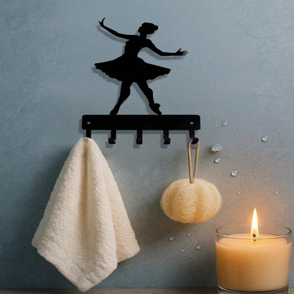 Sturdy Ballet Dancer Wall Hooks For Home Organization And Decoration - view 5