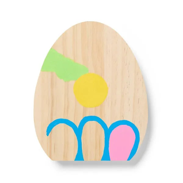 Easter Craft Egg Wood Base - view 4
