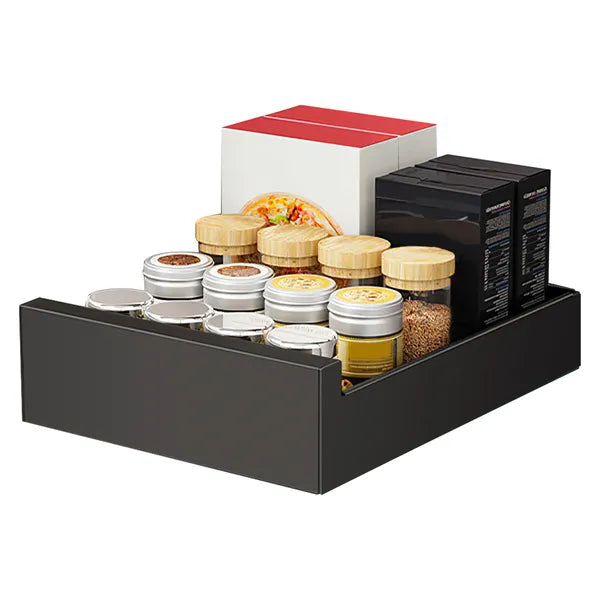 Pull Out Cabinet Organizer Carbon Steel Slide Out Drawer Storage Smooth Quiet Slide Rails For Kitchen Bathroom Living - view 5