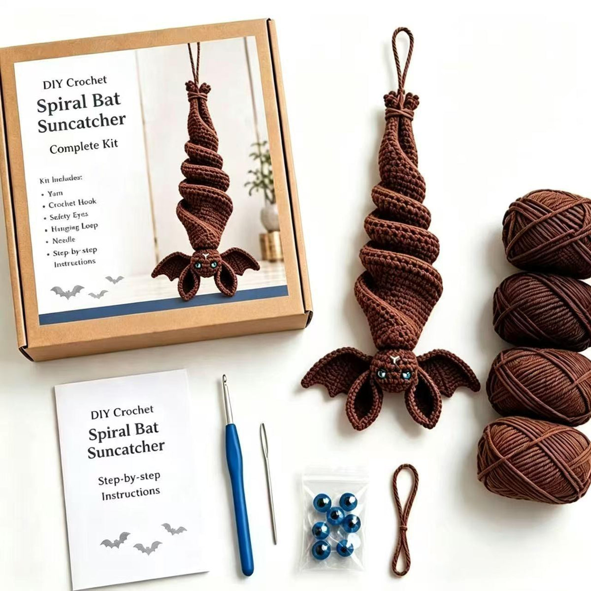 Halloween Crochet Bat DIY Kit - view 10