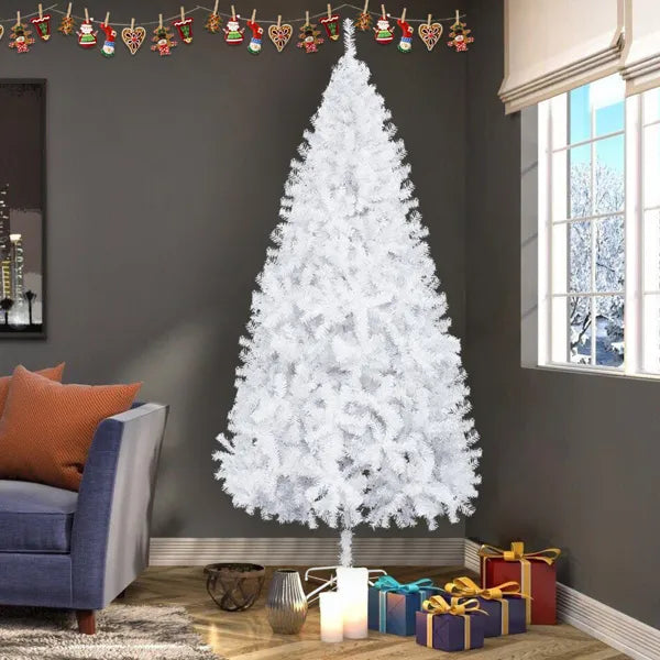 8ft Flocking Tied Light 1349 Branches Christmas Tree - view 5