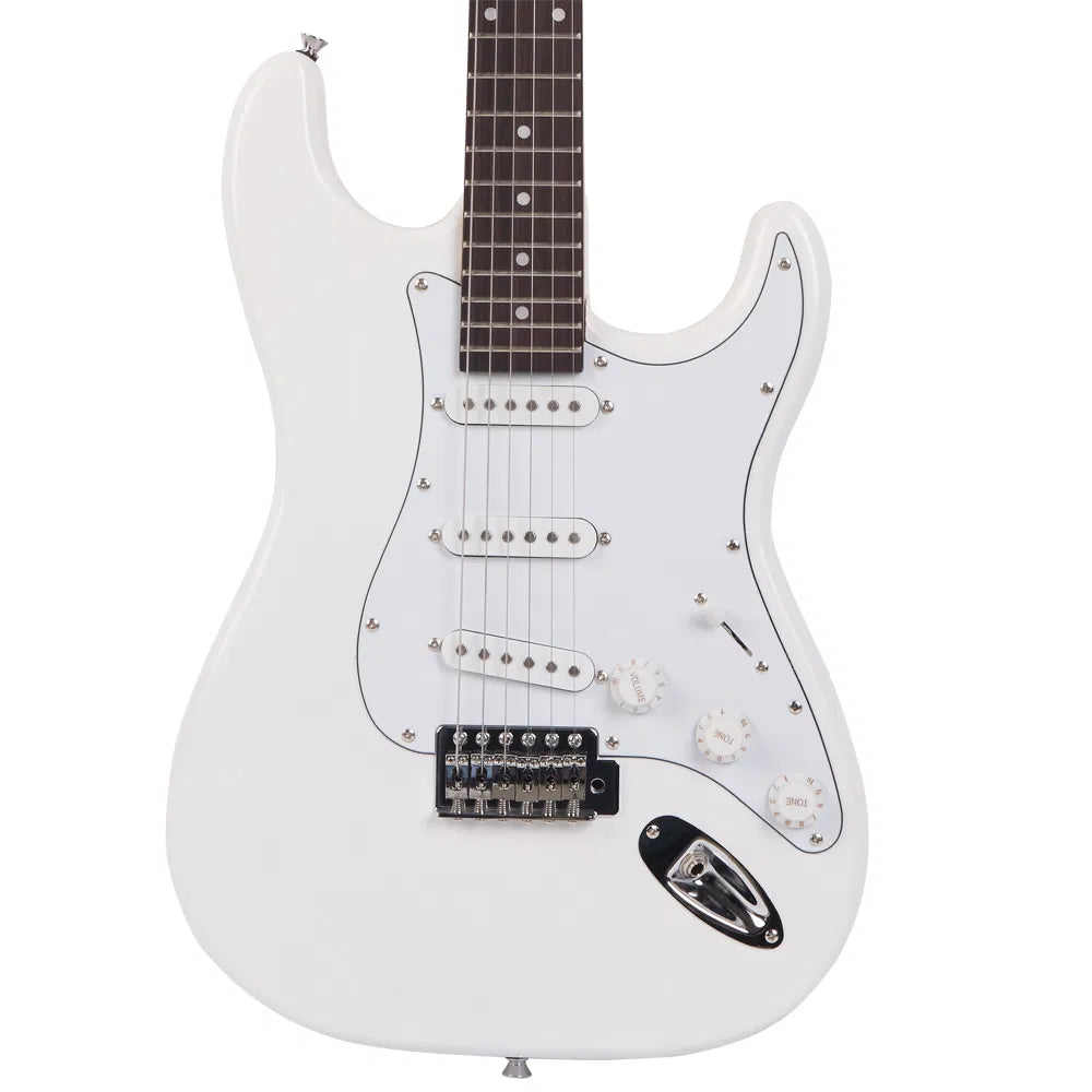 Rosewood Fingerboard Electric Guitar White - view 10
