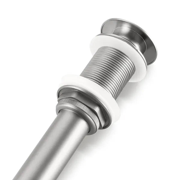 Bathroom Sink Drain Without Overflow, Vessel Sink Lavatory Vanity Pop-Up Drain Stopper, 304 Stainless Steel - view 6