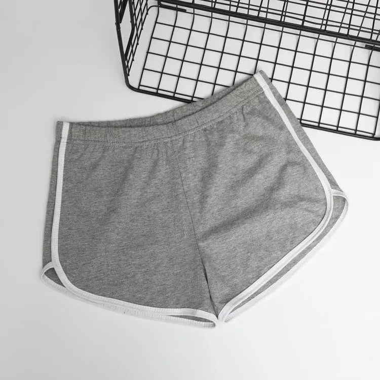 High Waist Drawstring Lounge Shorts Summer Casual Loose Fit Cotton Shorts For Women - view 6