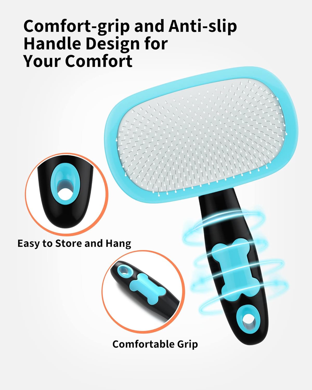 Dog Brush Cat Brush Pet Grooming Brush- Shedding Grooming Tools - view 10