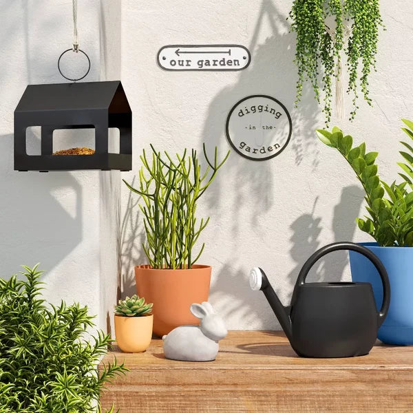 2 Gallon Plastic Watering Can, Black – Long Spout Watering Can For Indoor & Outdoor Garden Plants - view 4
