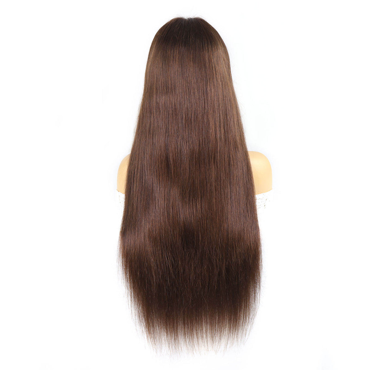4x4 Lace Straight Human Hair Wig, Brown, Density - view 5