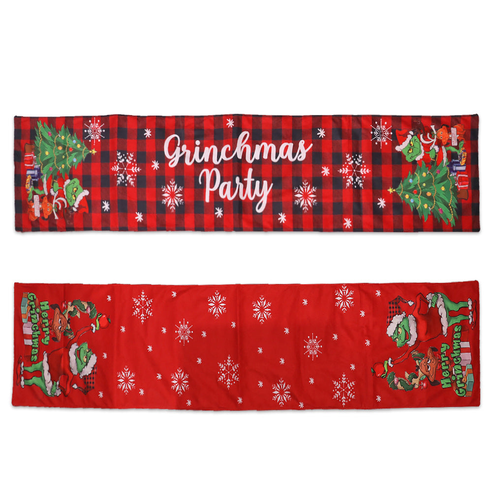 Christmas Table Runner Restaurant And Tea Table Table Decorations - view 7