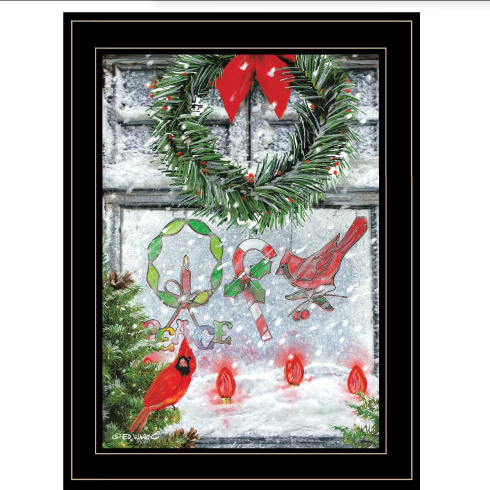 Christmas Peace By Ed Wargo Ready To Hang Framed Print, Black Frame - view 2