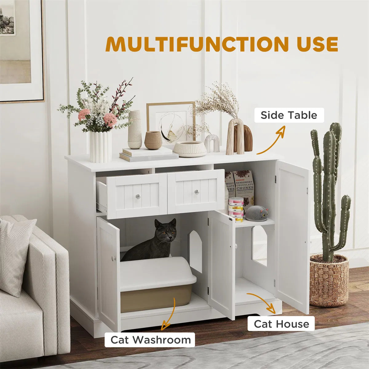 Cat Litter Box, Cat Litter Box Enclosure - view 7