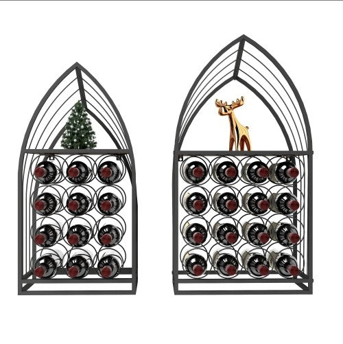 Household Universal Simple Two-piece Sailboat Shaped Wine Cabinet Rack - view 6