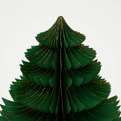 Handmade Green Paper Tree Festive Holiday - view 5
