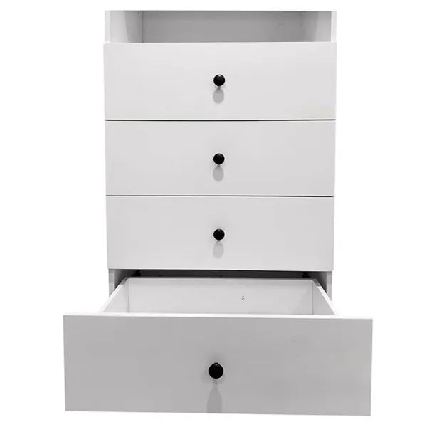 Livelylodge Modular Wardrobe Closet - Freestanding White Closet With Spacious Storage Shelves And Hanging Rods 70.86" W - view 5