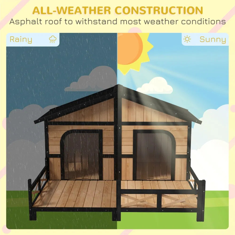 Dog House- Natural Wood - view 7