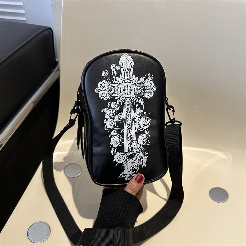 Funny Phone Bag Halloween Dark Crossbody Bag Halloween Pumpkin Printed Cartoon Shoulder Bags Creative Female Handbag - view 10