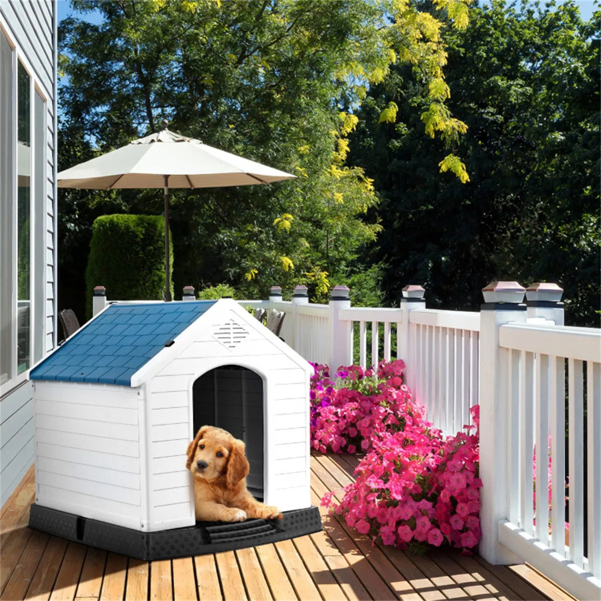 33.5" Dog House of Plastic.pet house - view 10