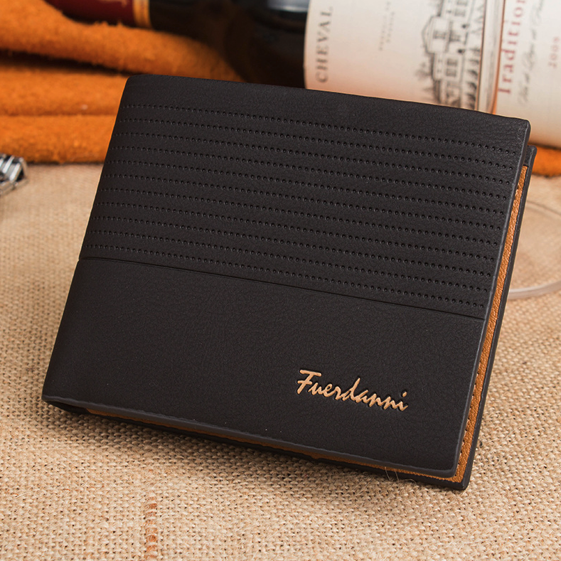 Men's Bifold Leather Credit ID Card Holder Wallet Billfold Purse Clutch Billfold - view 4