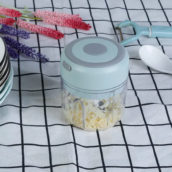 Mini Electric Garlic Chopper Ginger Chopper With 8.45OZ Capacity Cordless Garlic Mincer Food Chopper - view 5
