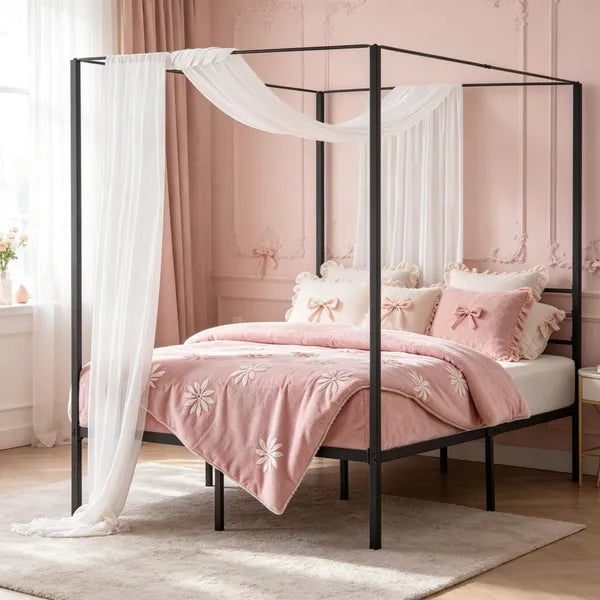 Canopy Bed Frame Only Bed Frame - view 6