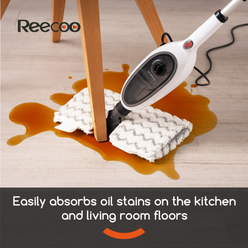 Steam Mops For Floor Cleaning, Unique Double-Sided Flip Design, 15 Seconds Fast Heating 10-in-1 Steam Cleaner - view 4