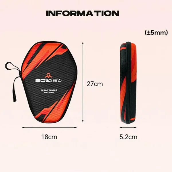 1pc Table Tennis Racket Bags EVA Hard Shell High Quality Dustproof Table Tennis Paddles Box Case Storage Bag With Hand - view 5