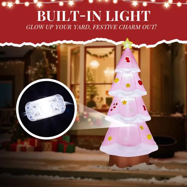 7.2FT Lighted Christmas Inflatable Decoration, Inflatable Christmas Tree - view 10