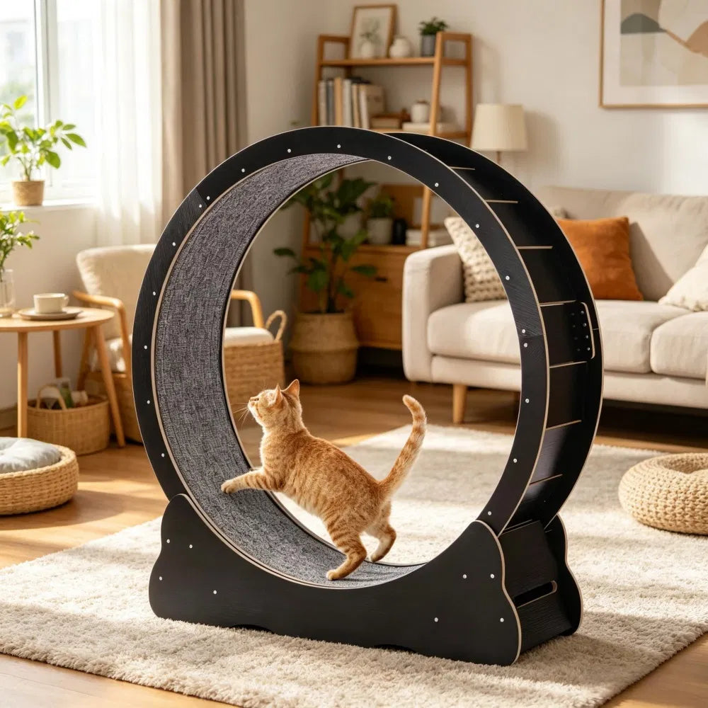 Wooden Cat Exercise Wheel - view 6