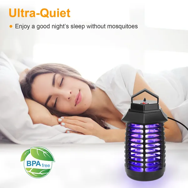 Bug Zapper Electric UV Mosquito Killer Lamp Insect Killer Light Pest Fly Trap Catcher - view 5
