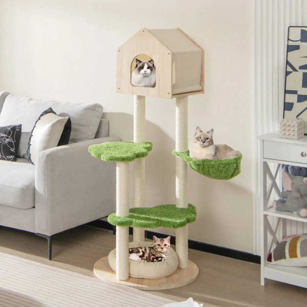 5 story Cat tree, Cat Villa - view 7