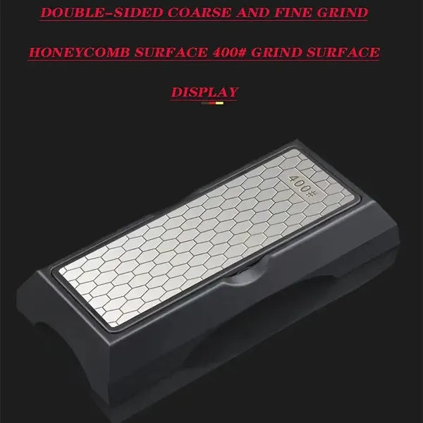 Diamond Double-sided Sharpening Stone 400#/1000# With Coarse And Fine Grit And Non-slip Base - view 5