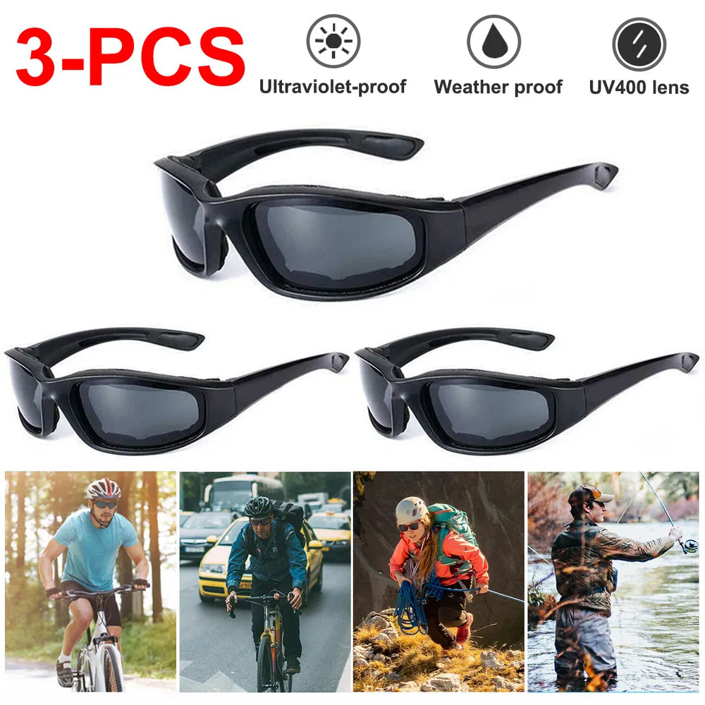Fahrradbrille Sonnenbrille Sportbrille Polarisiert UV400 3 Farben Radbrille - view 9