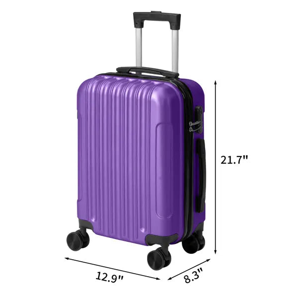 Three-in-one Textured Frosted Case Shell, Non-TSA Customs Lock, 28-inch Detachable Wheels, ABS Trolley Case, 20in, 24in - view 6