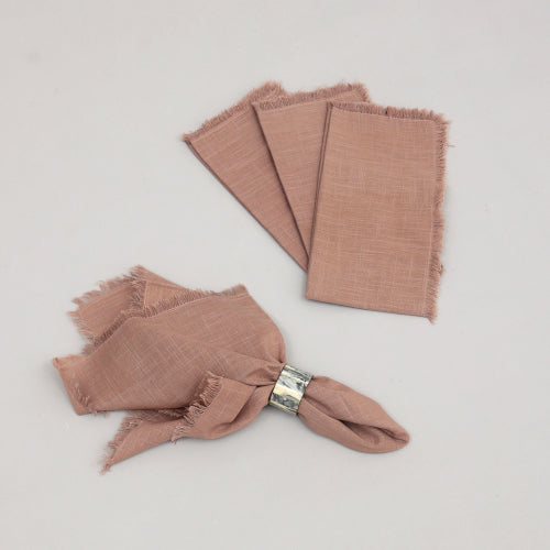 Premium Cotton Napkins Set Of 4-20x20 Inch, Classic Hemstitch Dinner Napkins - view 5