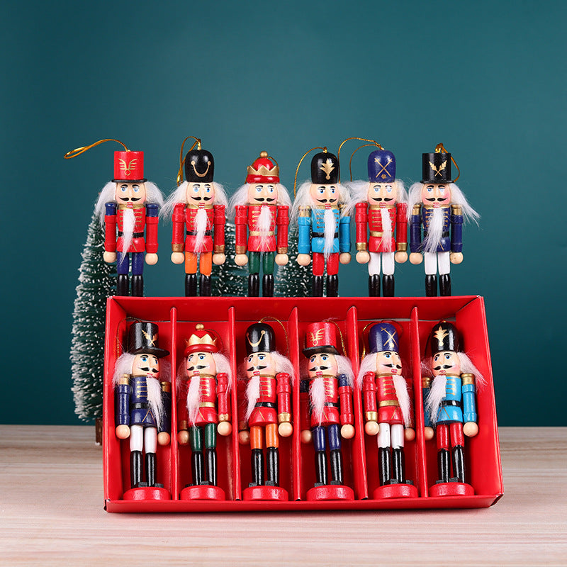 Christmas Nutcracker Soldier 6-piece Set Nutcracker Ornaments - view 7