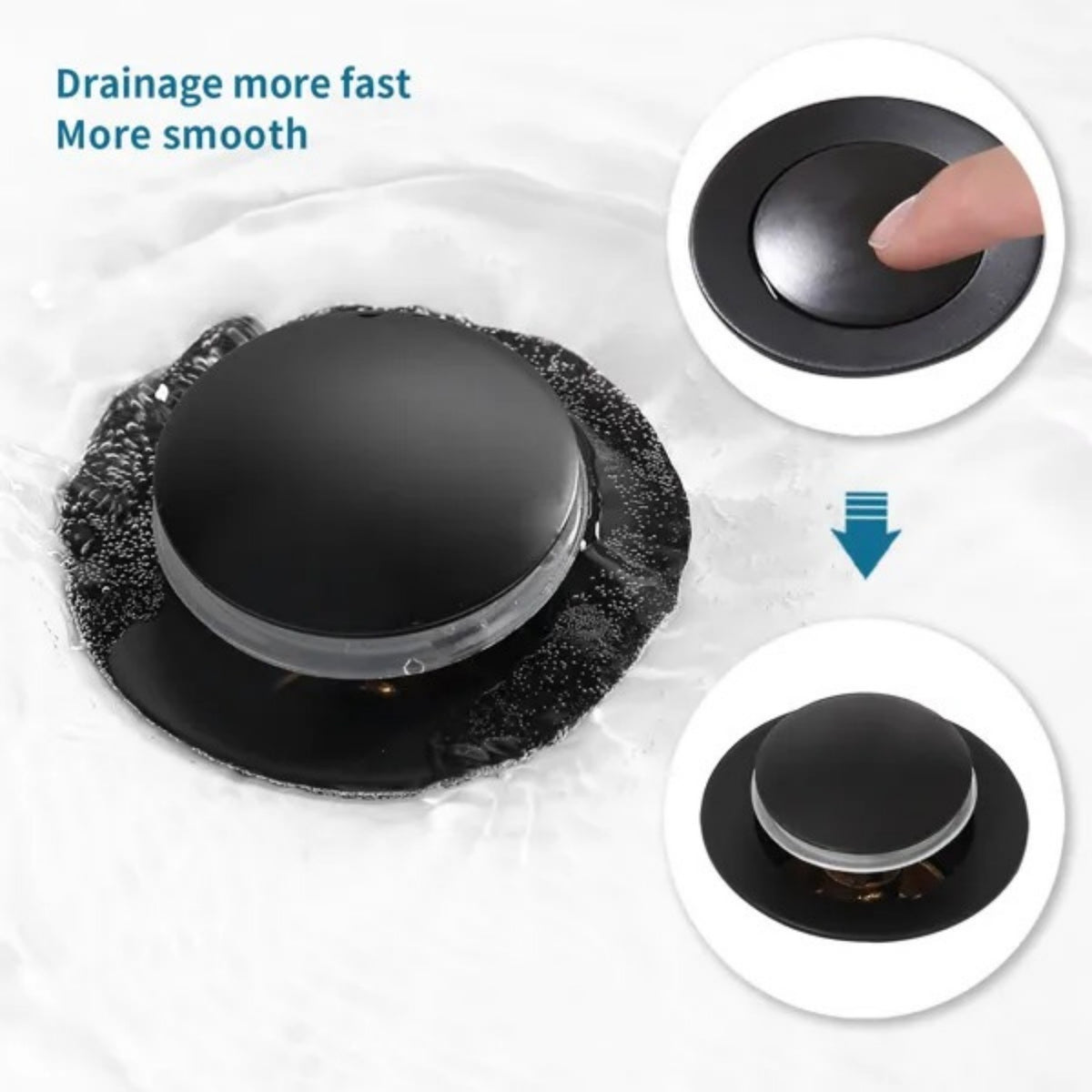 Pop-Up Drain Stainless Steel With Overflow Anti-Clogging For Vessel Sink Lavatory Vanity Sink Drain With Strainer Basket - view 5