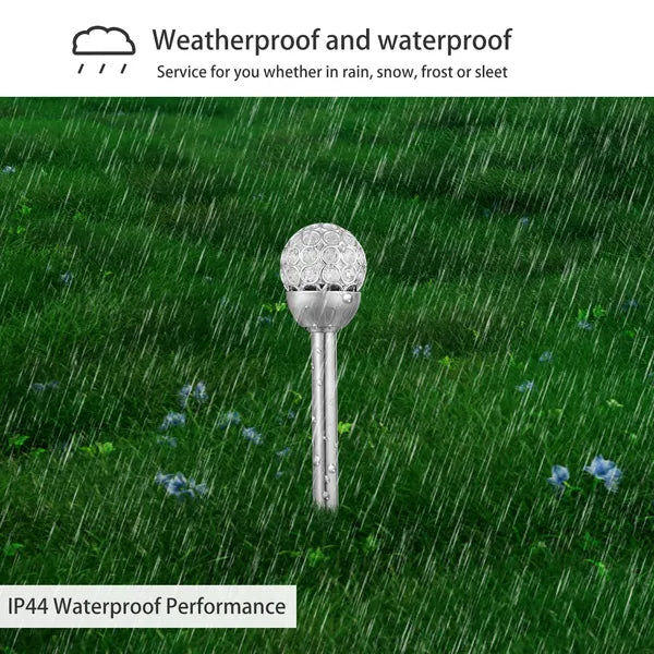 Solarek 3 Pcs Outdoor Solar Lights IP44 Waterproof Ball RGB Light Garden Decor Lamp Landscape Christmas - view 6