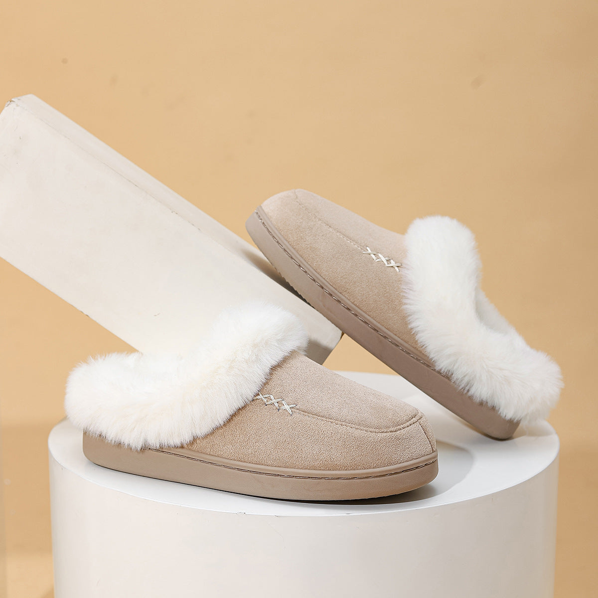 Fluffy Home Warm Non Slip Cotton Slippers - view 8
