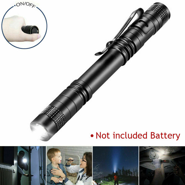 2 PCS Portable Mini LED Flashlight Camping Hiking Handheld Flashlight Pen Work light - view 4